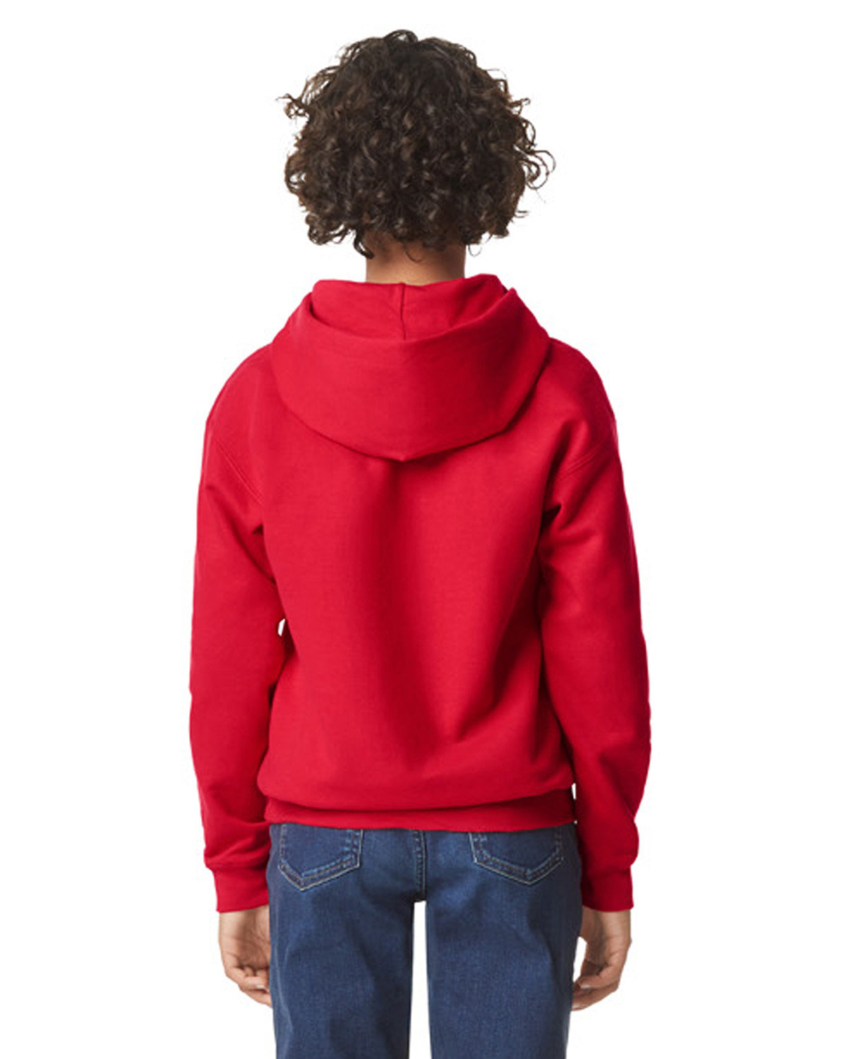 Gildan Youth Softstyle Fleece Hooded Sweatshirt - Picture 30 of 46