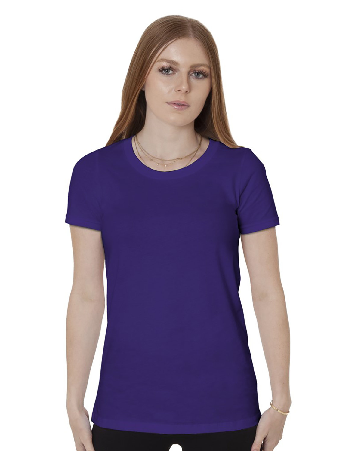 Bayside Women's Fine Jersey T-Shirt - Picture 4 of 6