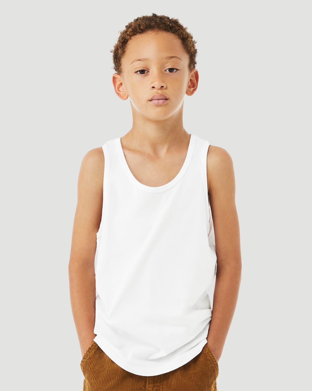 BELLA + CANVAS Youth Heather CVC Tank - Picture 7 of 7