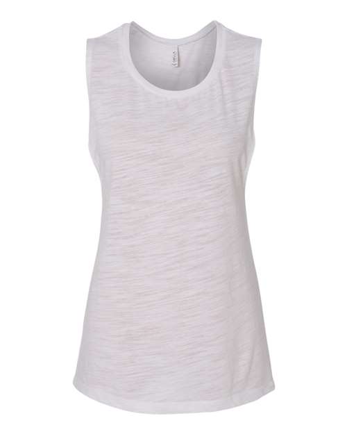 BELLA+CANVAS Women's Flowy Scoop Muscle Tank Top BC8803 - Picture 90 of 92