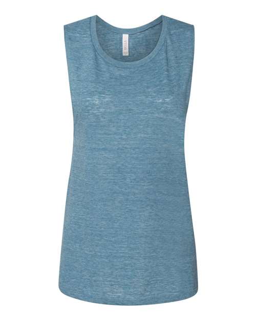 BELLA+CANVAS Women's Flowy Scoop Muscle Tank Top BC8803 - Picture 27 of 92