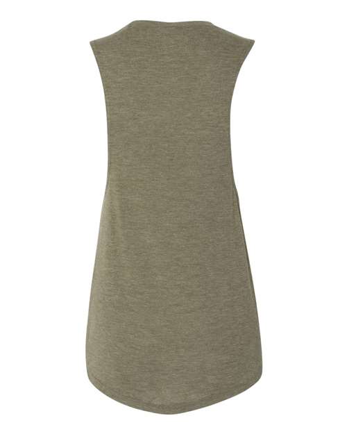 BELLA+CANVAS Women's Flowy Scoop Muscle Tank Top BC8803 - Picture 40 of 92
