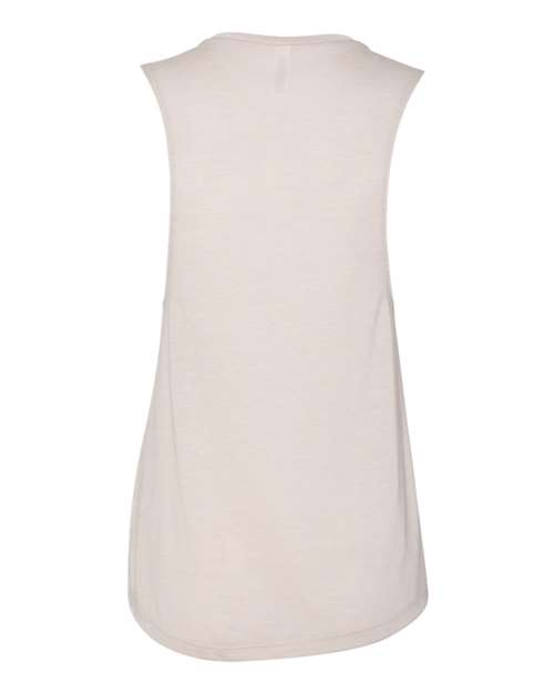 BELLA+CANVAS Women's Flowy Scoop Muscle Tank Top BC8803 - Picture 36 of 92