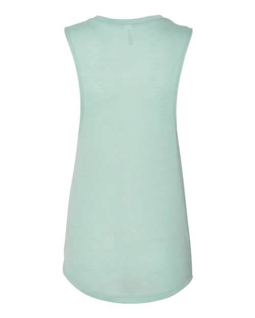 BELLA+CANVAS Women's Flowy Scoop Muscle Tank Top BC8803 - Picture 30 of 92