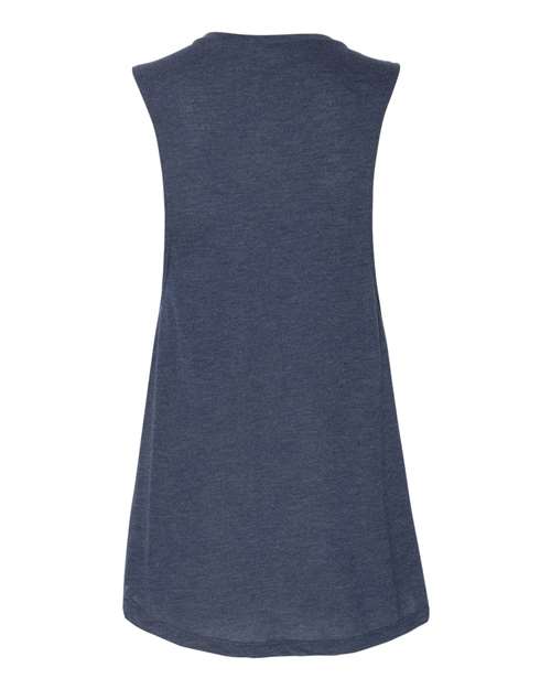 BELLA+CANVAS Women's Flowy Scoop Muscle Tank Top BC8803 - Picture 38 of 92
