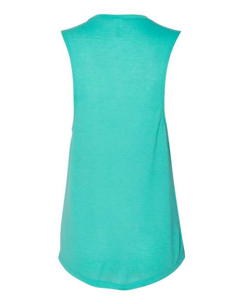 BELLA+CANVAS Women's Flowy Scoop Muscle Tank Top BC8803 - Picture 78 of 92