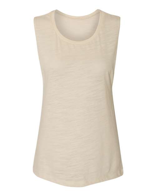 BELLA+CANVAS Women's Flowy Scoop Muscle Tank Top BC8803 - Picture 61 of 92