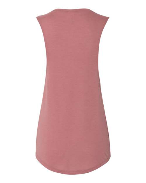 BELLA+CANVAS Women's Flowy Scoop Muscle Tank Top BC8803 - Picture 49 of 92