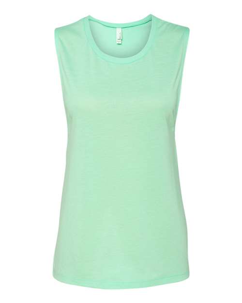 BELLA+CANVAS Women's Flowy Scoop Muscle Tank Top BC8803 - Picture 58 of 92