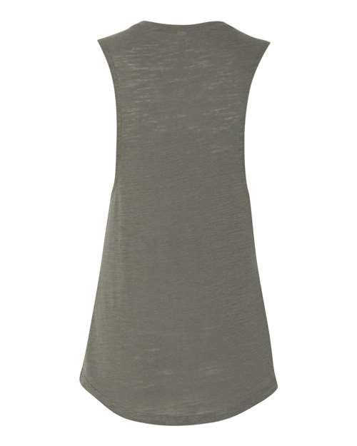 BELLA+CANVAS Women's Flowy Scoop Muscle Tank Top BC8803 - Picture 64 of 92