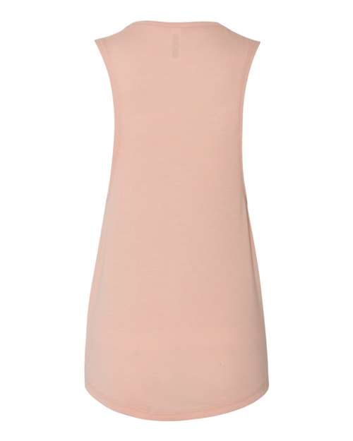 BELLA+CANVAS Women's Flowy Scoop Muscle Tank Top BC8803 - Picture 66 of 92