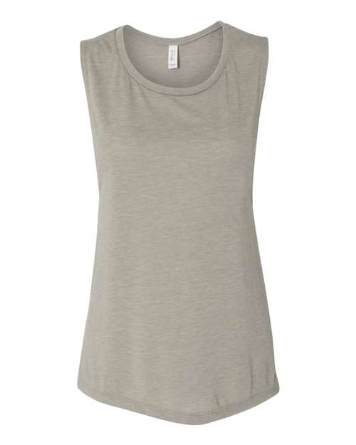 BELLA+CANVAS Women's Flowy Scoop Muscle Tank Top BC8803 - Picture 41 of 92