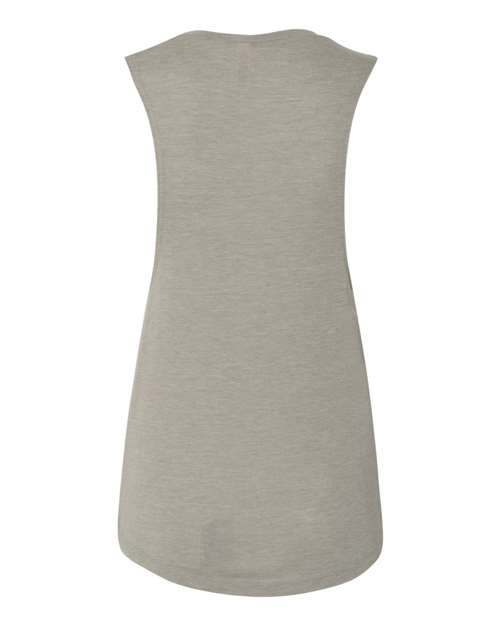 BELLA+CANVAS Women's Flowy Scoop Muscle Tank Top BC8803 - Picture 42 of 92