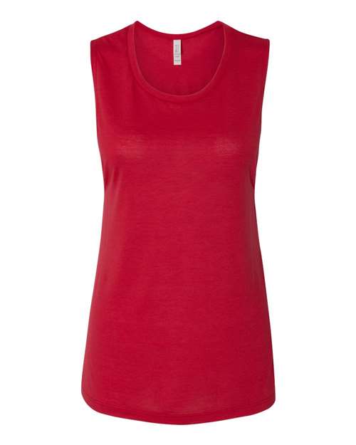 BELLA+CANVAS Women's Flowy Scoop Muscle Tank Top BC8803 - Picture 67 of 92