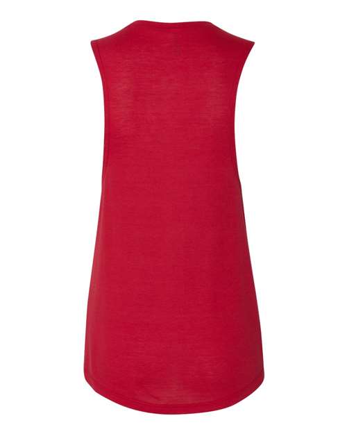 BELLA+CANVAS Women's Flowy Scoop Muscle Tank Top BC8803 - Picture 68 of 92