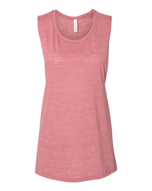 BELLA+CANVAS Women's Flowy Scoop Muscle Tank Top BC8803 - Picture 50 of 92