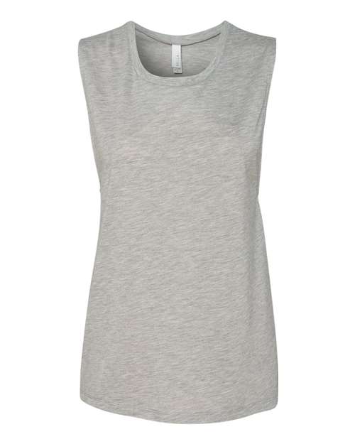 BELLA+CANVAS Women's Flowy Scoop Muscle Tank Top BC8803 - Picture 5 of 92