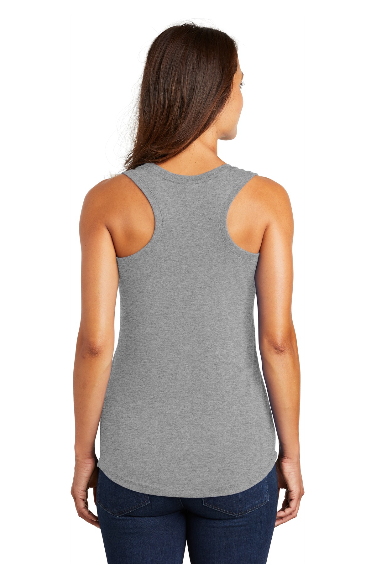 District Women's Perfect Tri Racerback Tank. DM138L - Picture 15 of 57