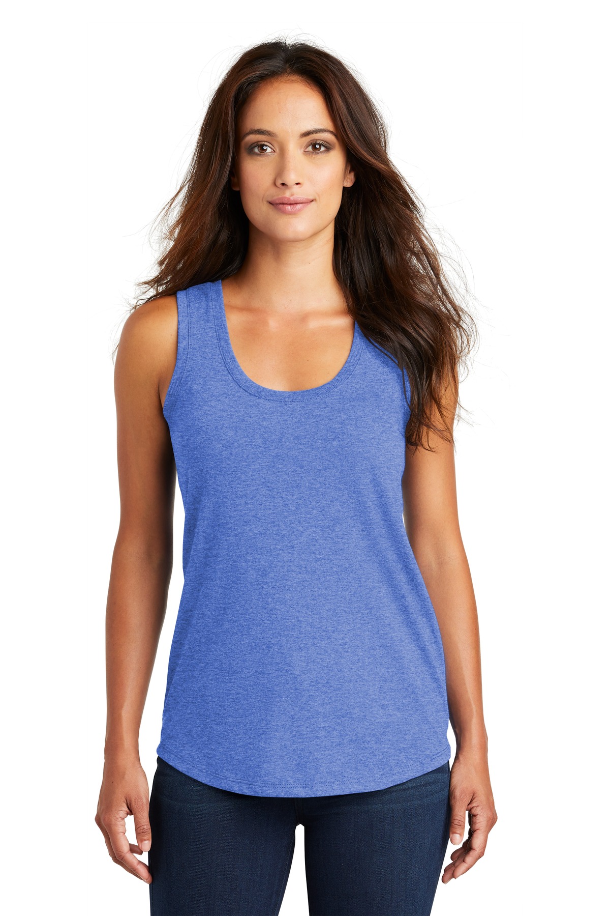 District Women's Perfect Tri Racerback Tank. DM138L - Picture 46 of 57