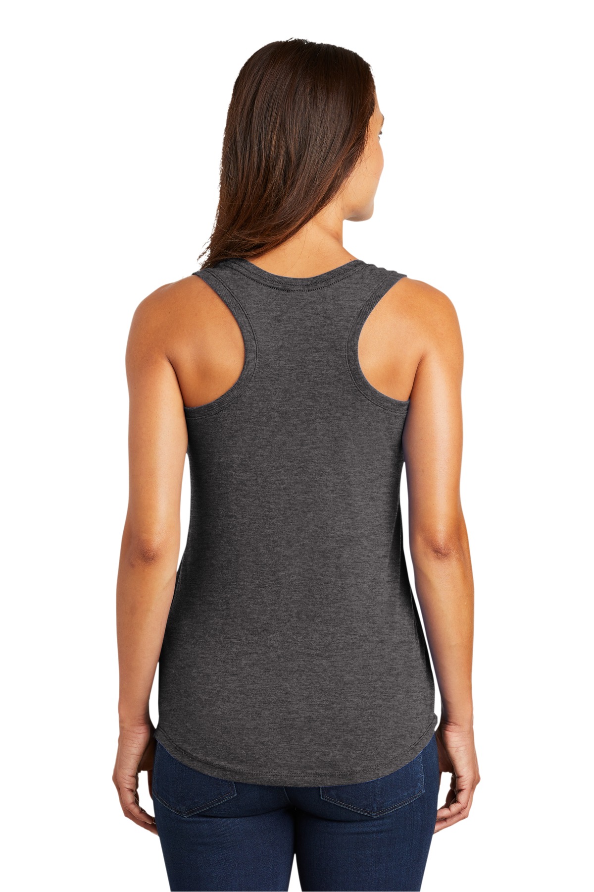 District Women's Perfect Tri Racerback Tank. DM138L - Picture 19 of 57
