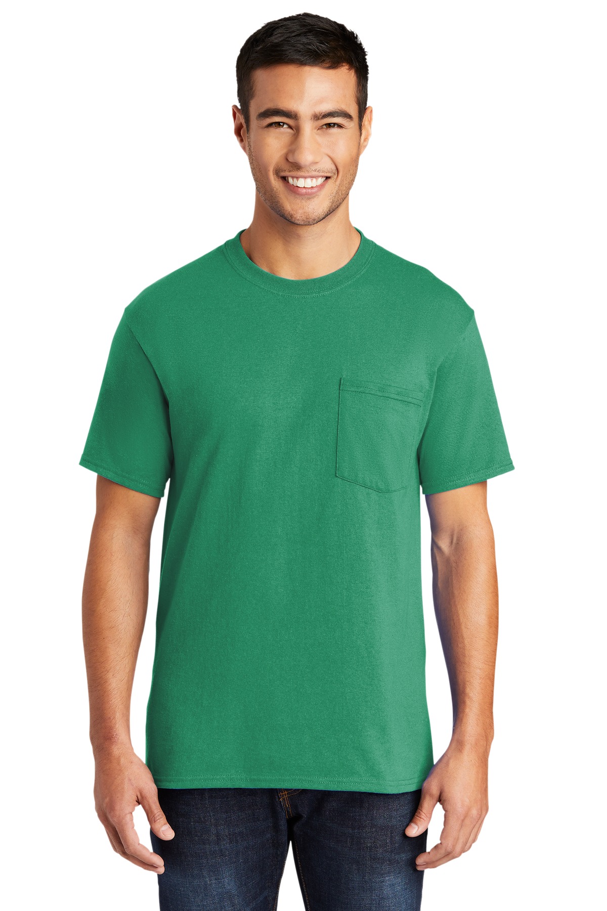 Port & Company Men's Tall Core Blend Pocket Tee - Picture 13 of 20