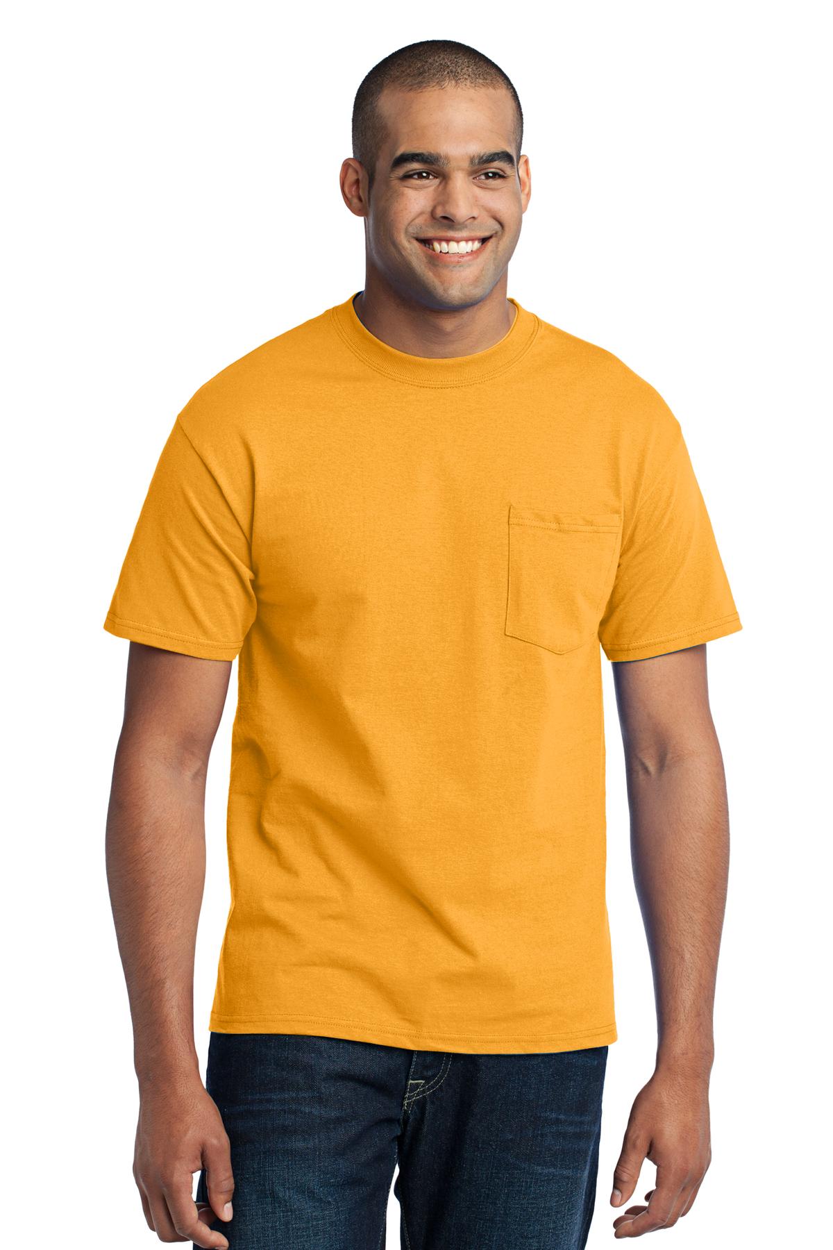 Port & Company Men's Tall Core Blend Pocket Tee - Picture 11 of 20