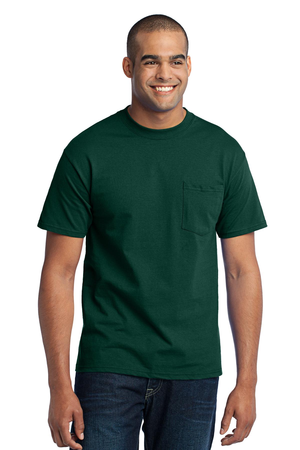 Port & Company Men's Tall Core Blend Pocket Tee - Picture 10 of 20
