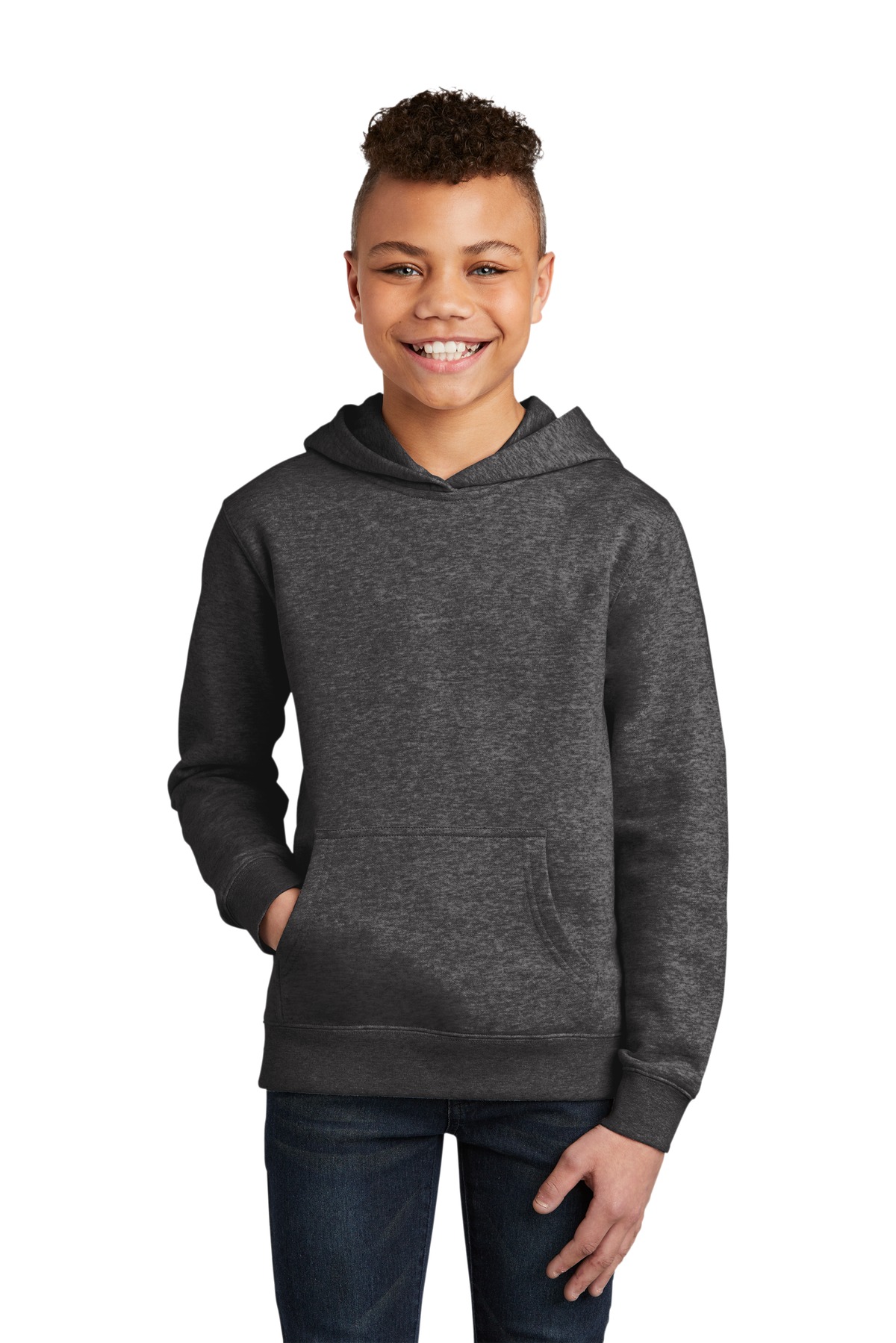 District Youth V.I.T.Fleece Hoodie DT6100Y - Picture 11 of 30