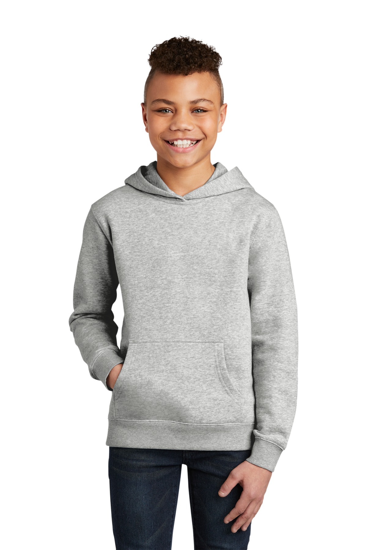 District Youth V.I.T.Fleece Hoodie DT6100Y - Picture 15 of 30