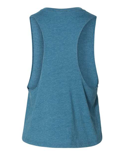 BELLA+CANVAS Women's Racerback Cropped Tank. BC6682 - Picture 9 of 34