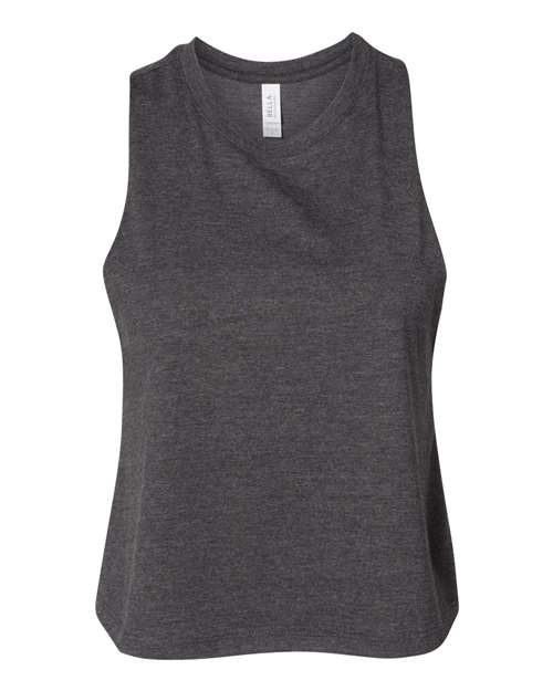 BELLA+CANVAS Women's Racerback Cropped Tank. BC6682 - Picture 4 of 34