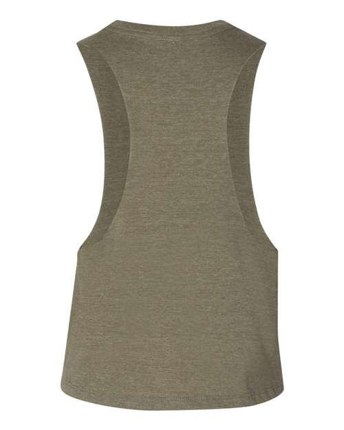 BELLA+CANVAS Women's Racerback Cropped Tank. BC6682 - Picture 22 of 34