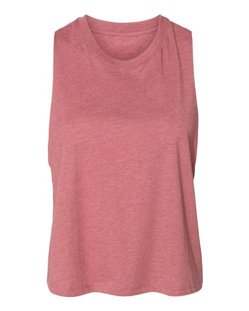 BELLA+CANVAS Women's Racerback Cropped Tank. BC6682 - Picture 16 of 34