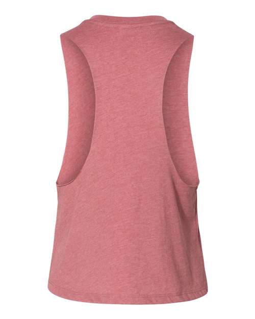 BELLA+CANVAS Women's Racerback Cropped Tank. BC6682 - Picture 17 of 34