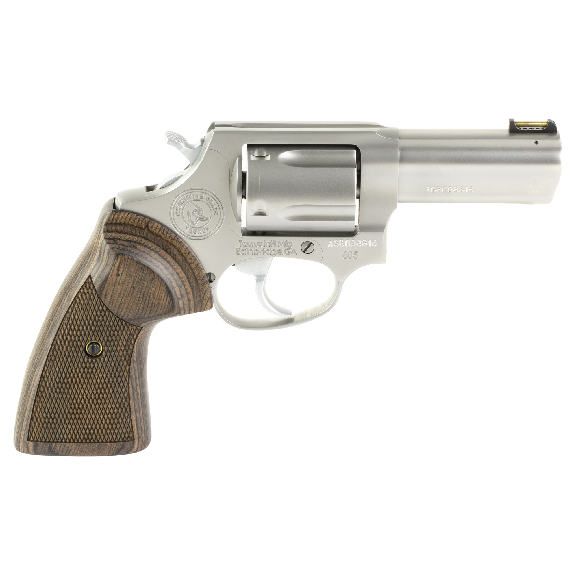 Taurus 2-605EX39 605 Executive Grade 357 Mag-38 Special +P 5rd 3" Polish...-img-1