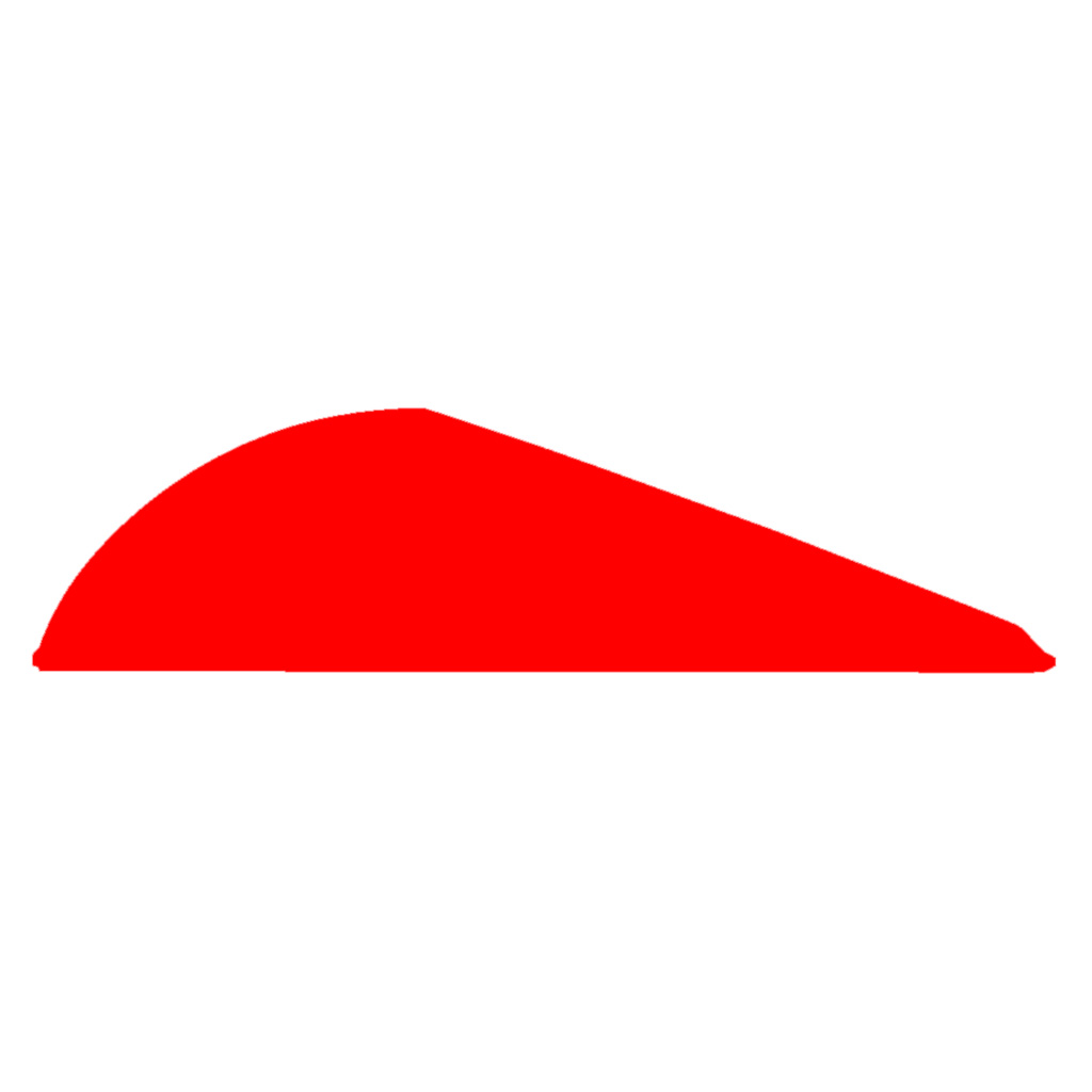 Bohning Blazer Vanes Neon Red 100 pk.