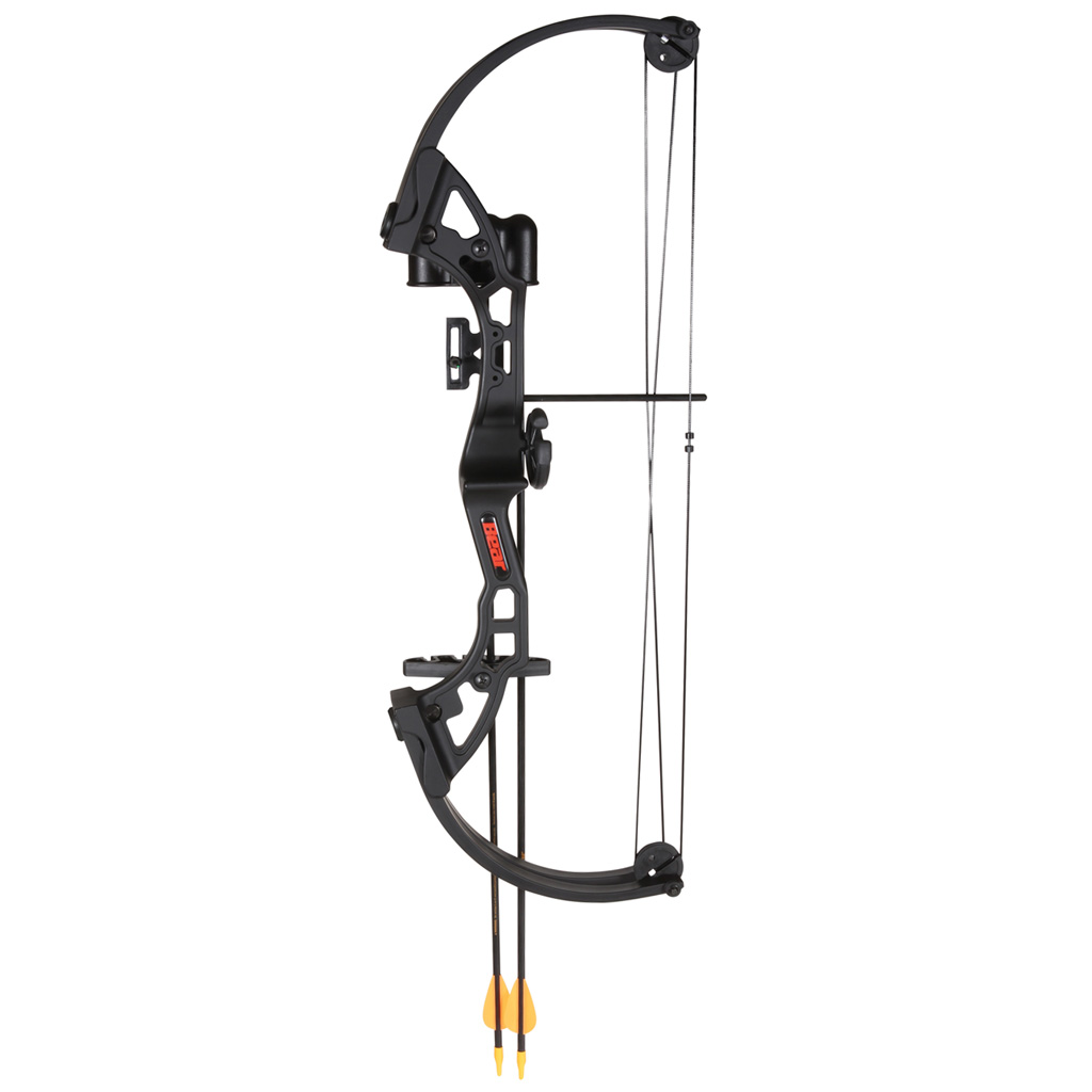 Bear Brave Bow Set Black 13.5-19 in. 15-25 lbs. RH
