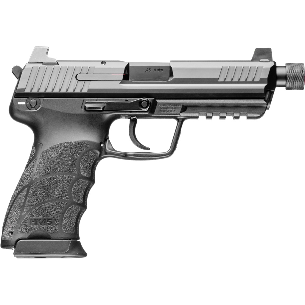 HK45 Tactical V1 Pistol 45 ACP 5.2in Barrel 10rd Magazine DA-SA Decock-img-0