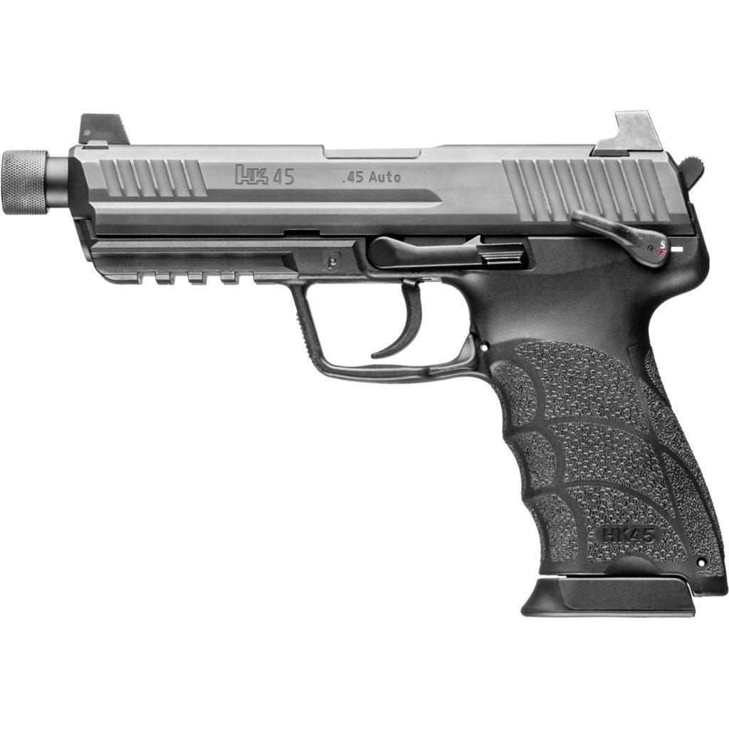 HK45 Tactical V1 Pistol 45 ACP 5.2in Barrel 10rd Magazine DA-SA Decock-img-1