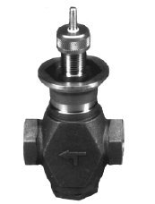 Johnson Controls VG7441ST Two-Way Push-Down-To-Open Bronze Globe Valve 46.2 Cv 2