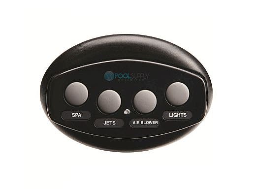 Pentair 521892 iS4 Spa-Side Remote Control 4 Button Black 100ft Cable - Picture 1 of 5