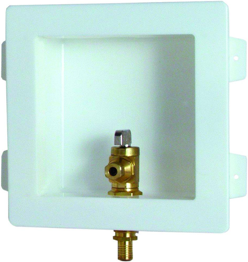 Viega 98000 Ice Maker Outlet Box 1/2" Brass 1/4 Turn PEX Connection