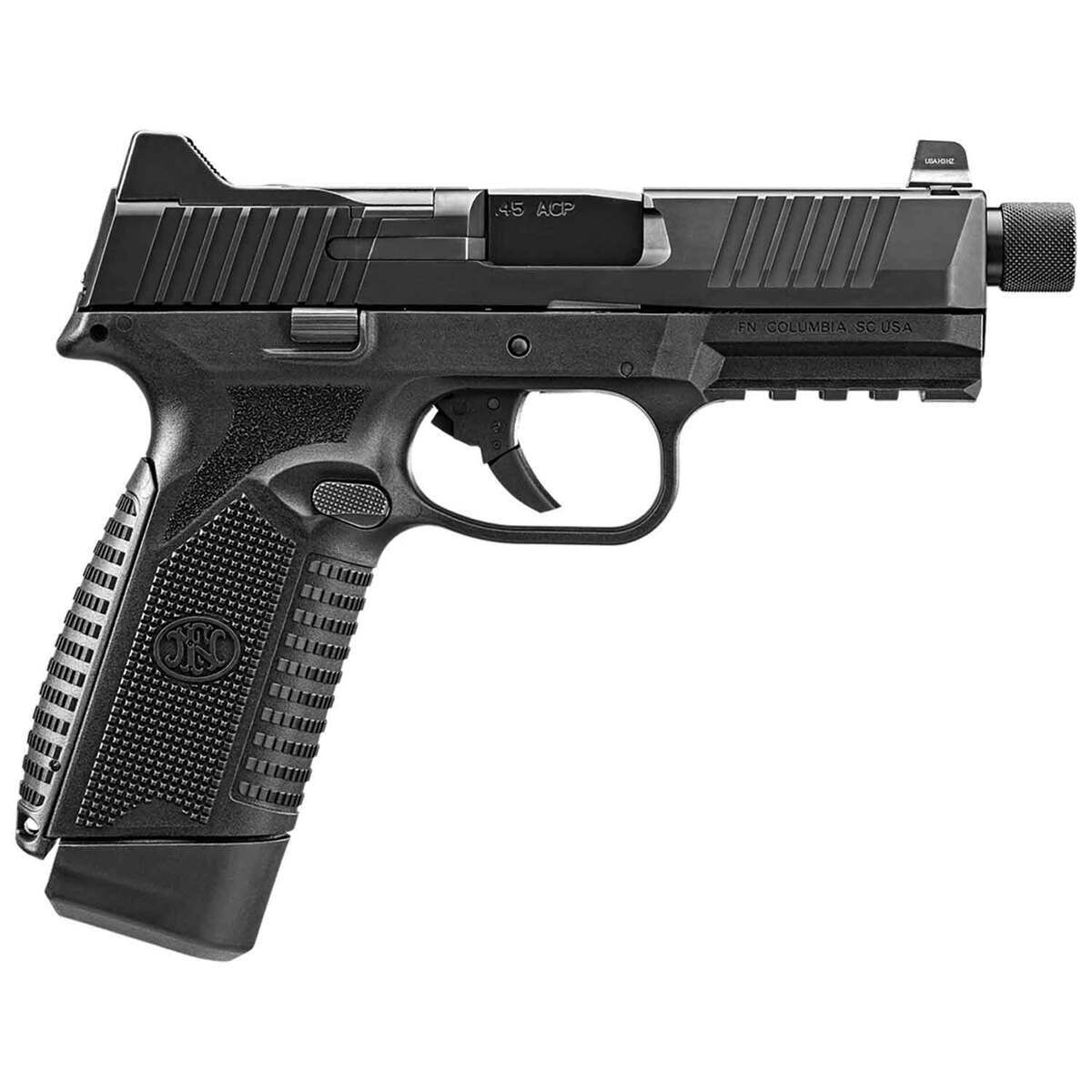 Fn 545 tactical 45 acp black pistol-img-0