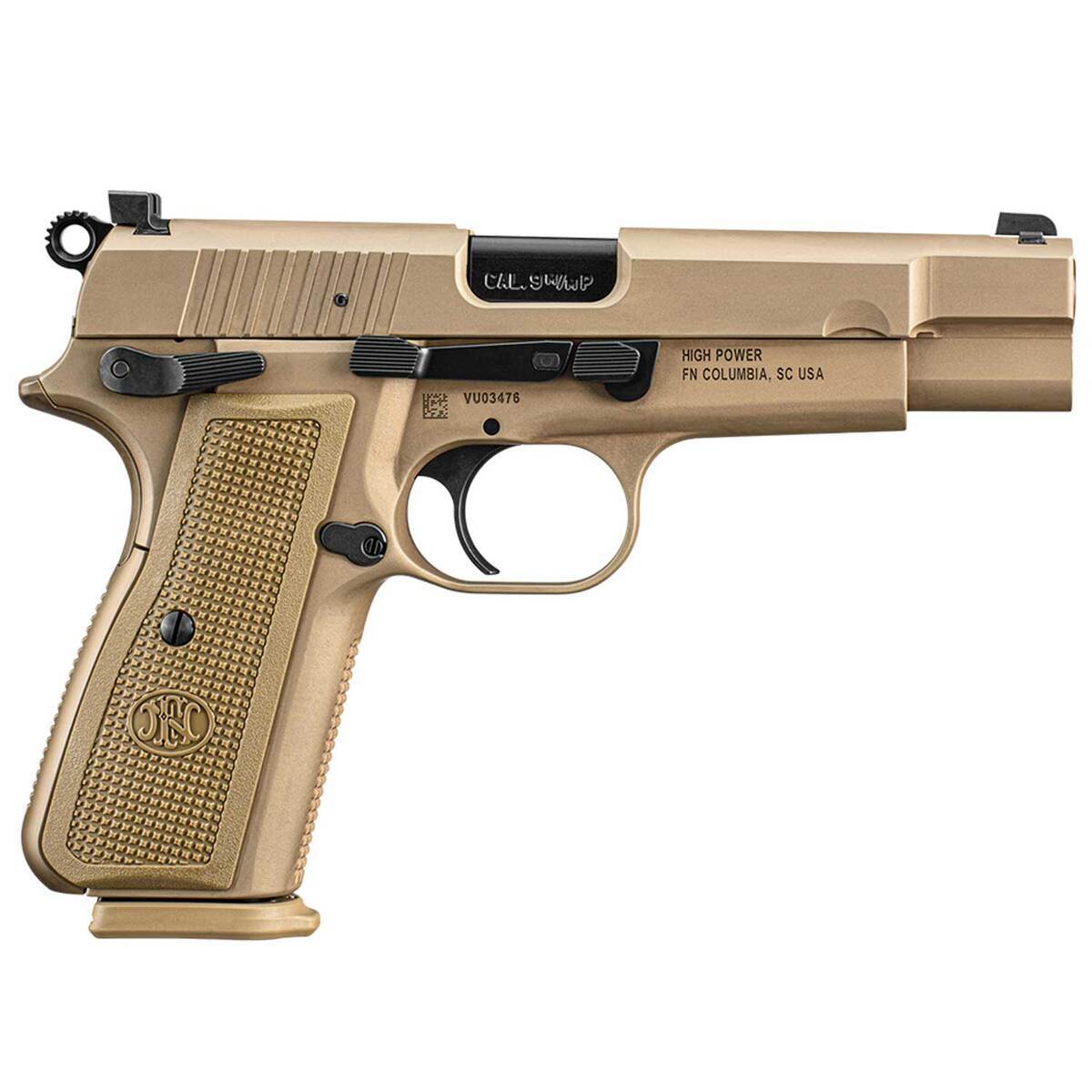 Fn high power 9mm fde pistol-img-0