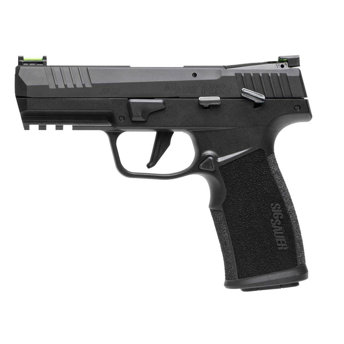 Sig sauer p322 22 long rifle 4in black anodized pistol - 20+1 rounds-img-1