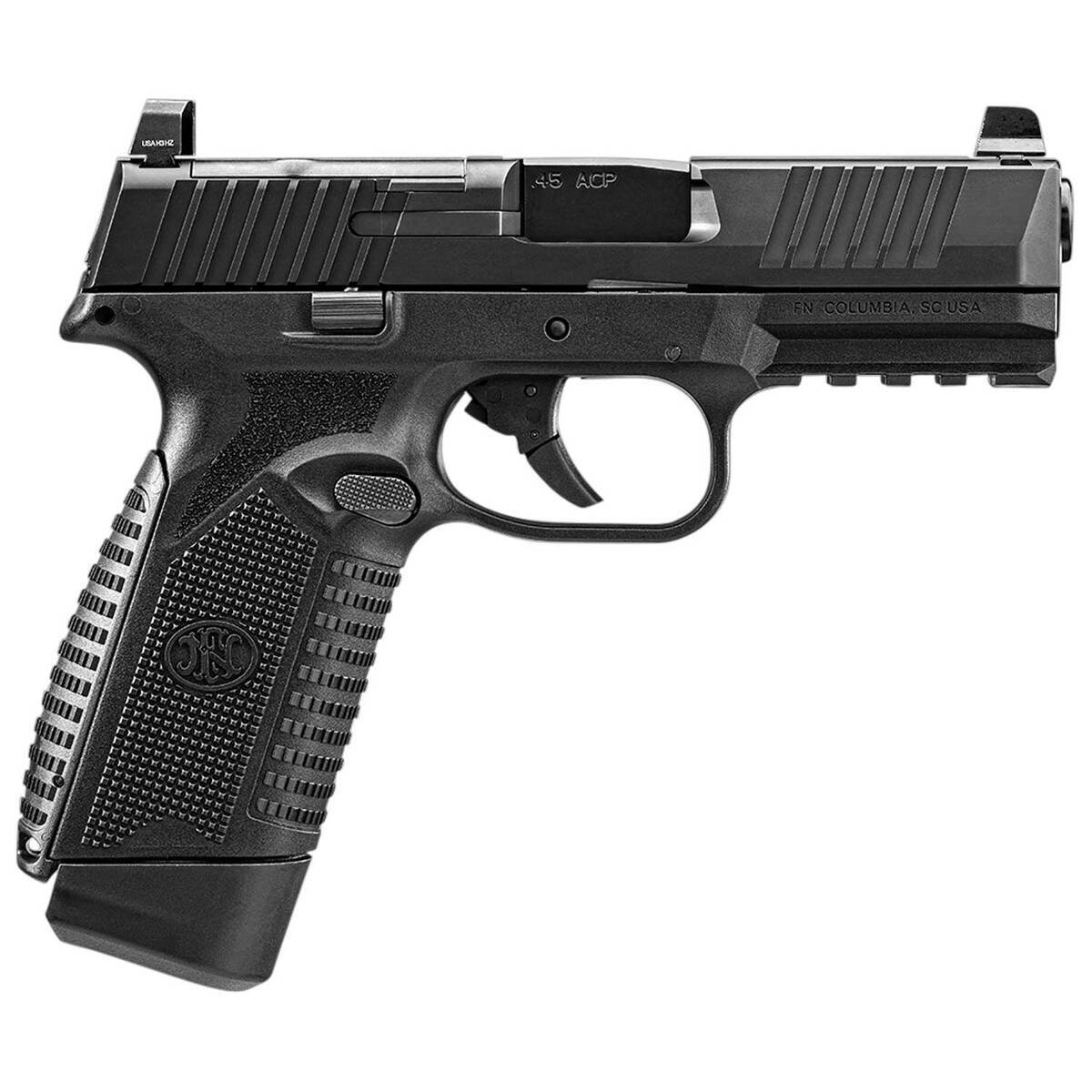 Fn 545 45 auto (acp) 4.1in black cerakote pistol - 15+1 rounds-img-0