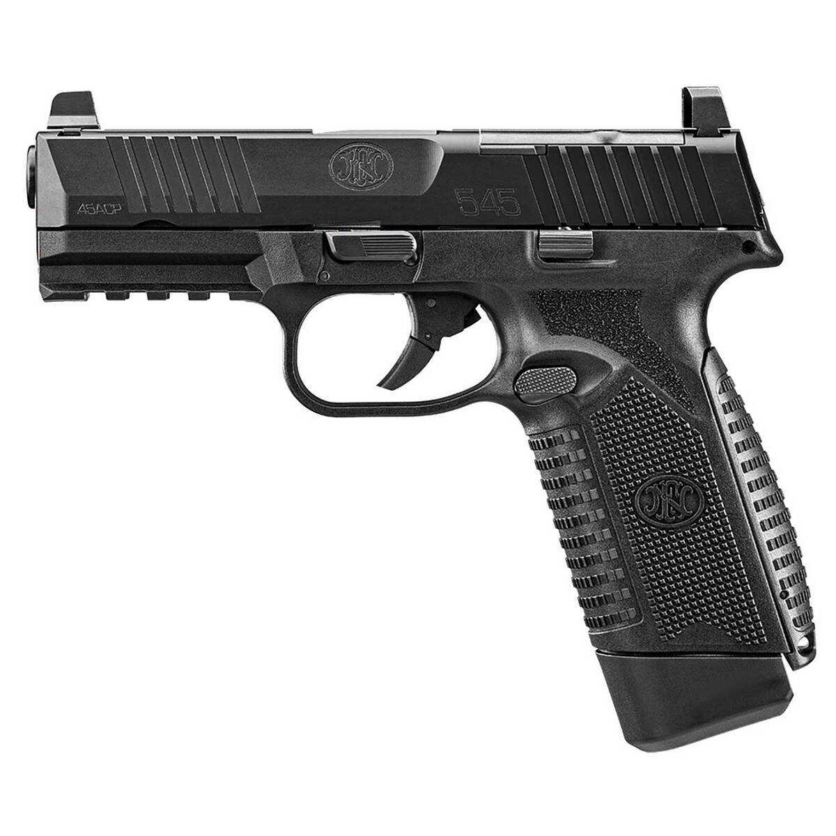 Fn 545 45 auto (acp) 4.1in black cerakote pistol - 15+1 rounds-img-1