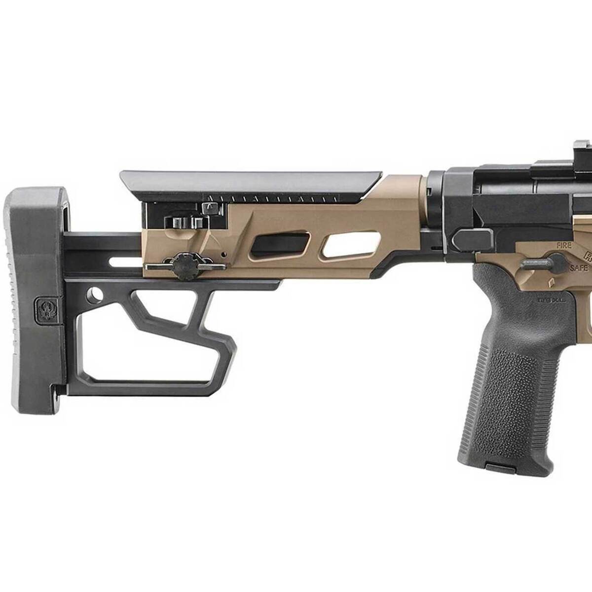Ruger precision 338 lapua magnum smoked bronze cerakote bolt action rifle-img-3