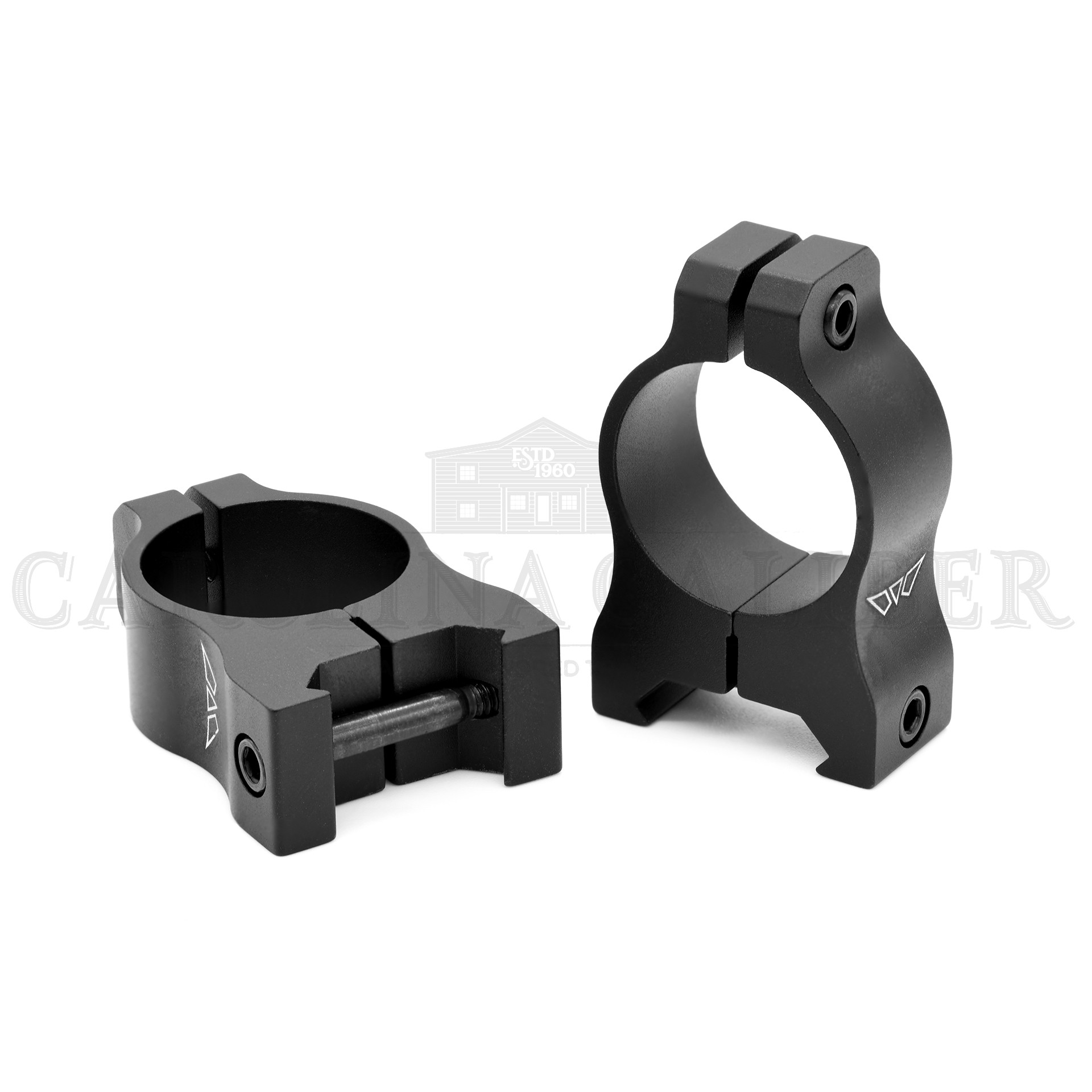 WARNE V414M VAPOR ALUMINUM 30MM MEDIUM RINGS-img-0