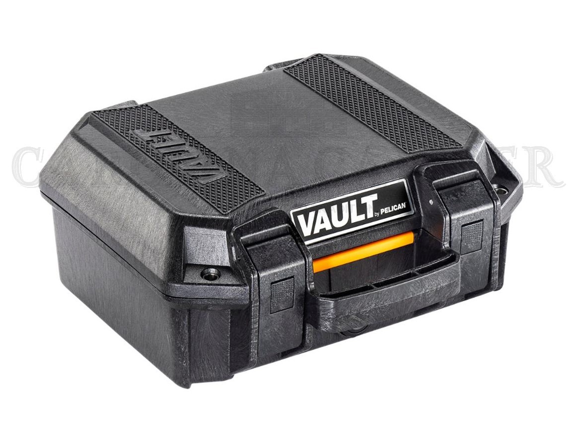 PELICAN PRODUCTS VCV100-0000-BLK V100,SMALL PISTOL,WL-WF,BLK-img-0